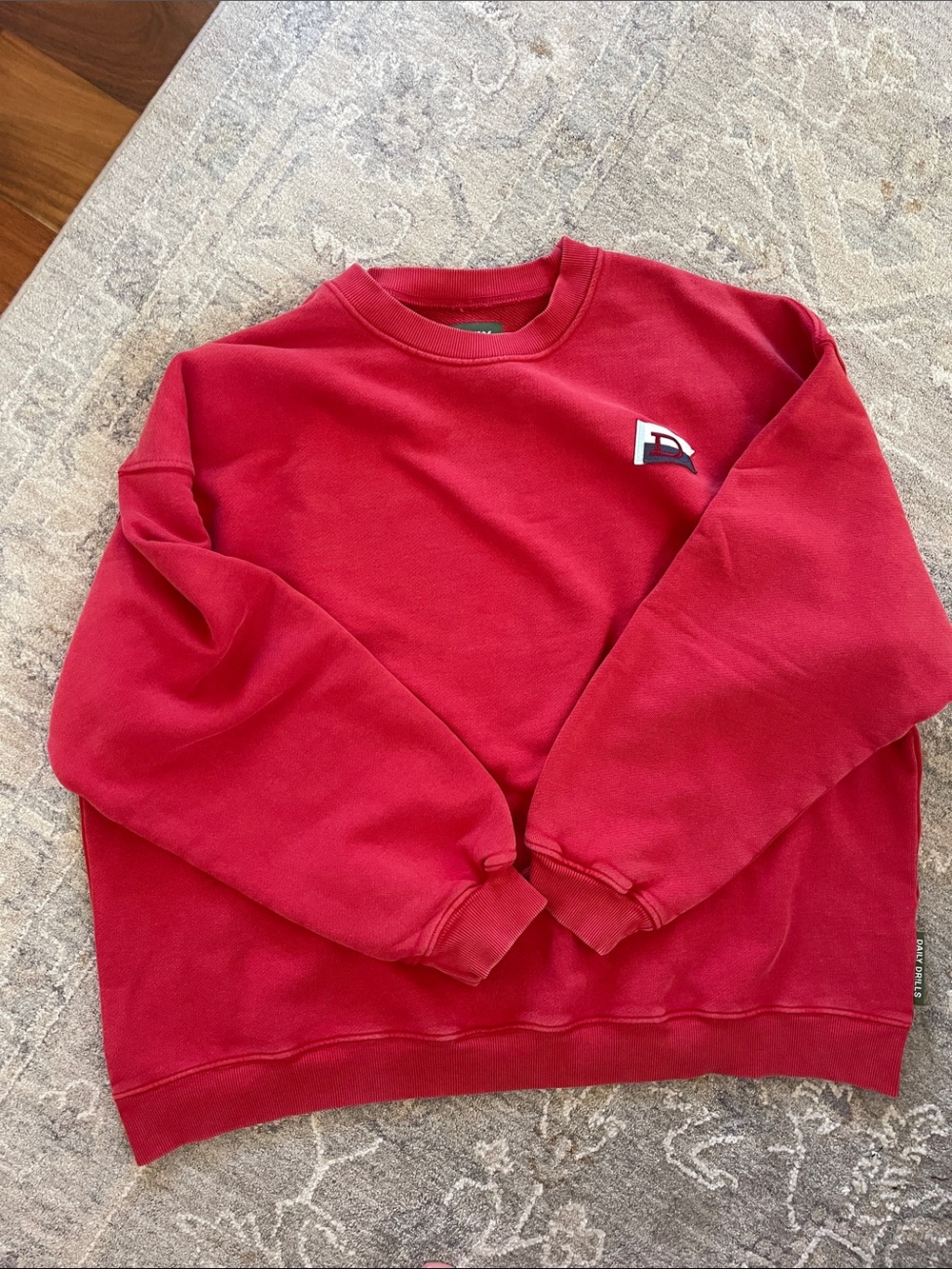 Daily Drills Red Crewneck out east Sweatshirt